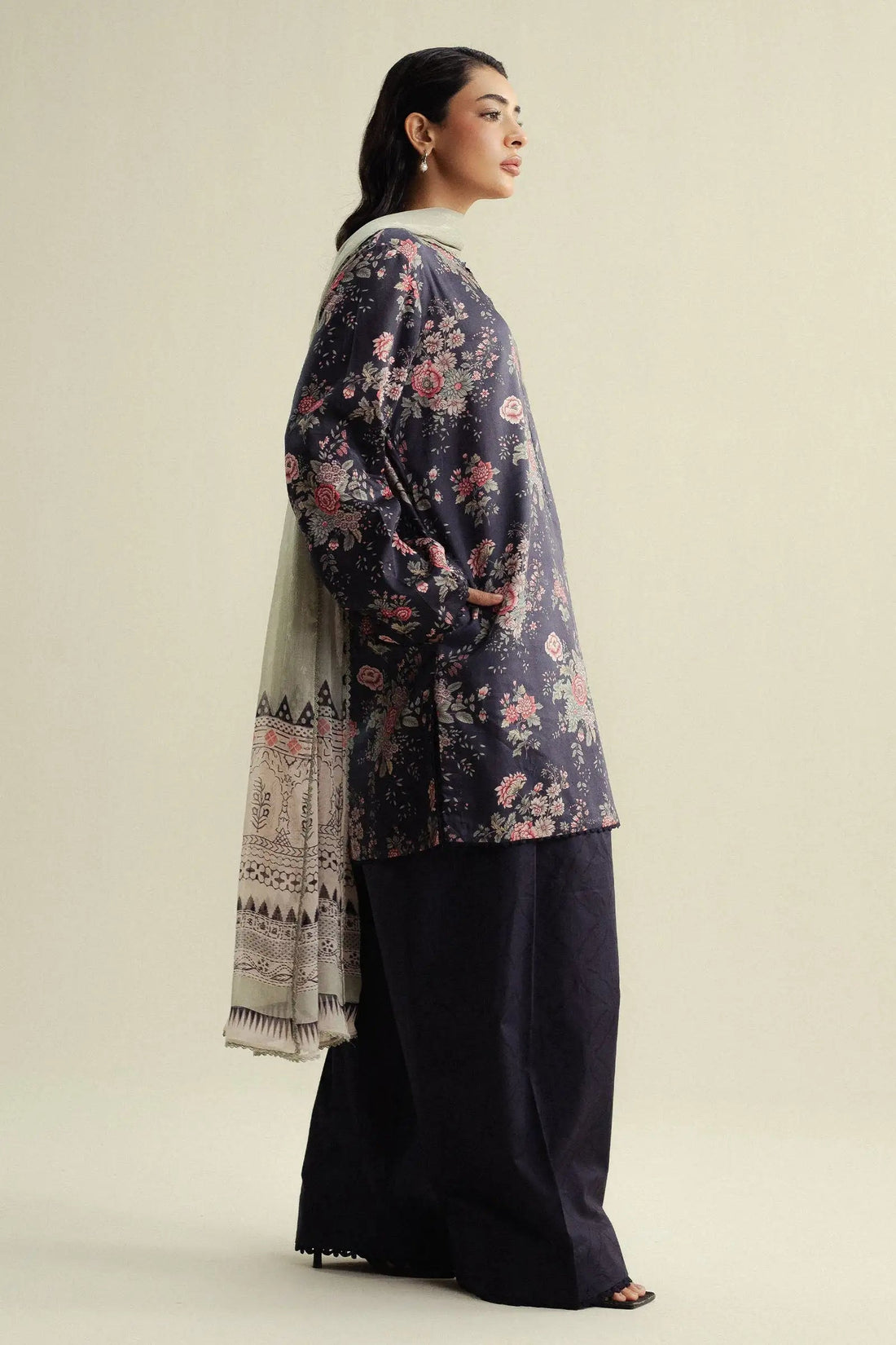 Coco By Zara Shahjahan |Prints Edit IV - Aster-4A