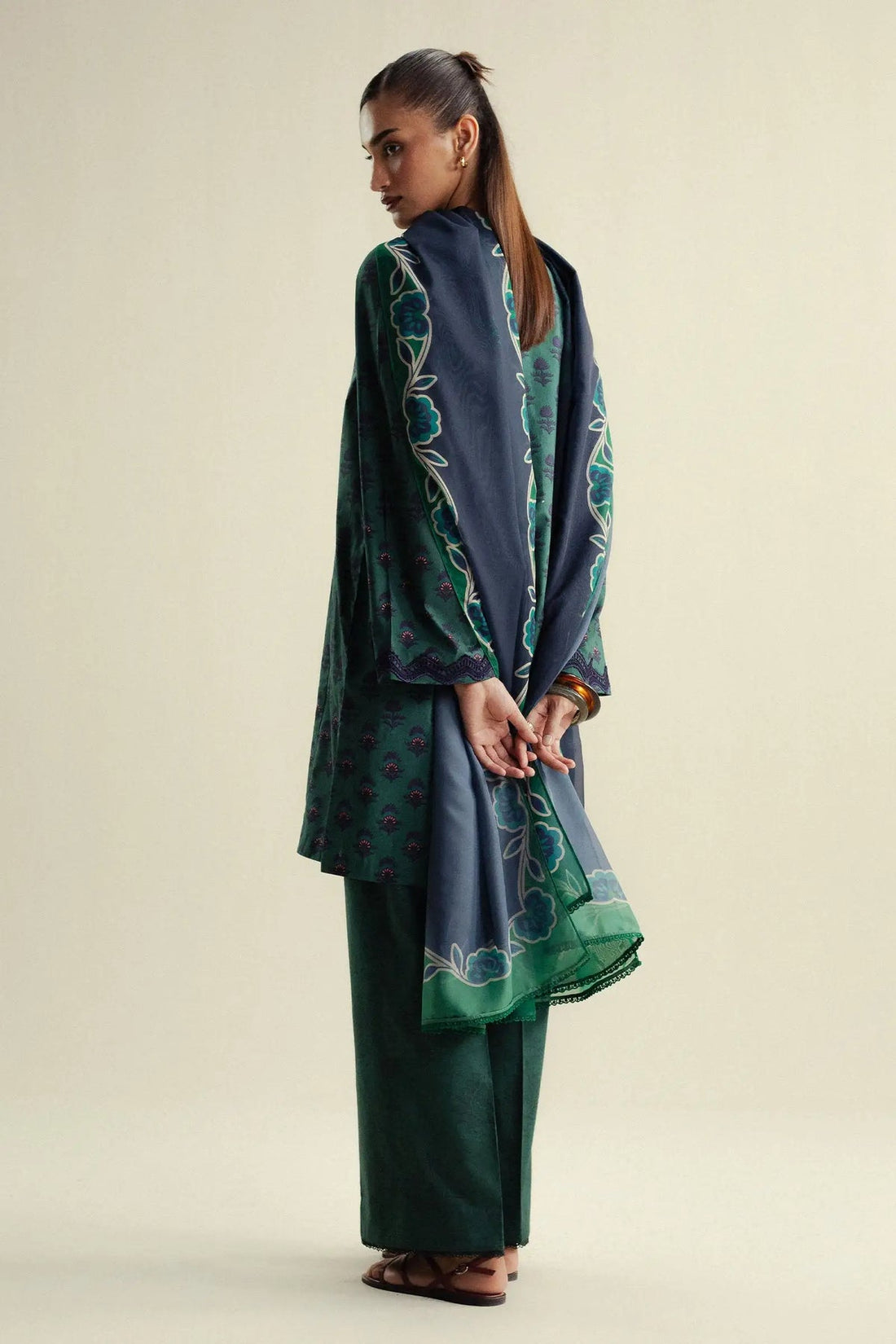 Coco By Zara Shahjahan |Prints Edit IV - Willow-10A