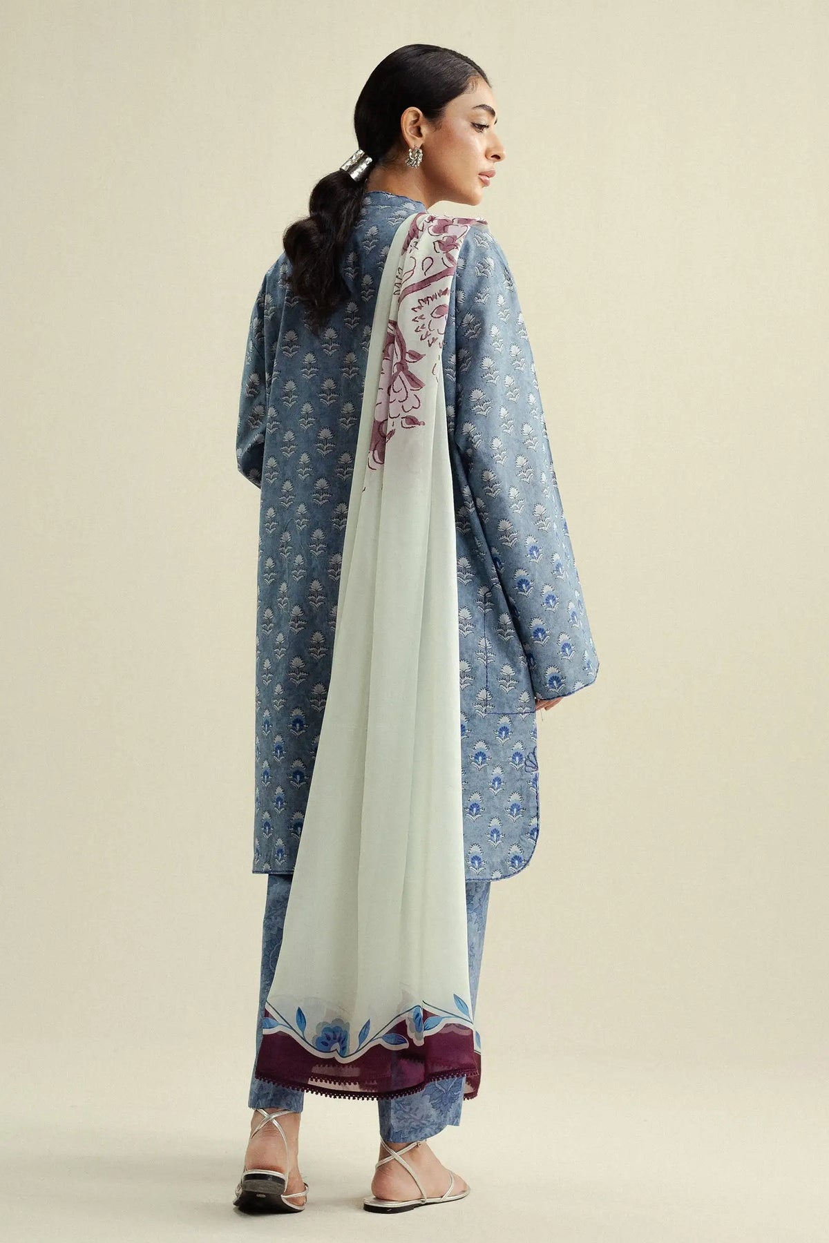 Coco By Zara Shahjahan |Prints Edit IV - Willow-10B