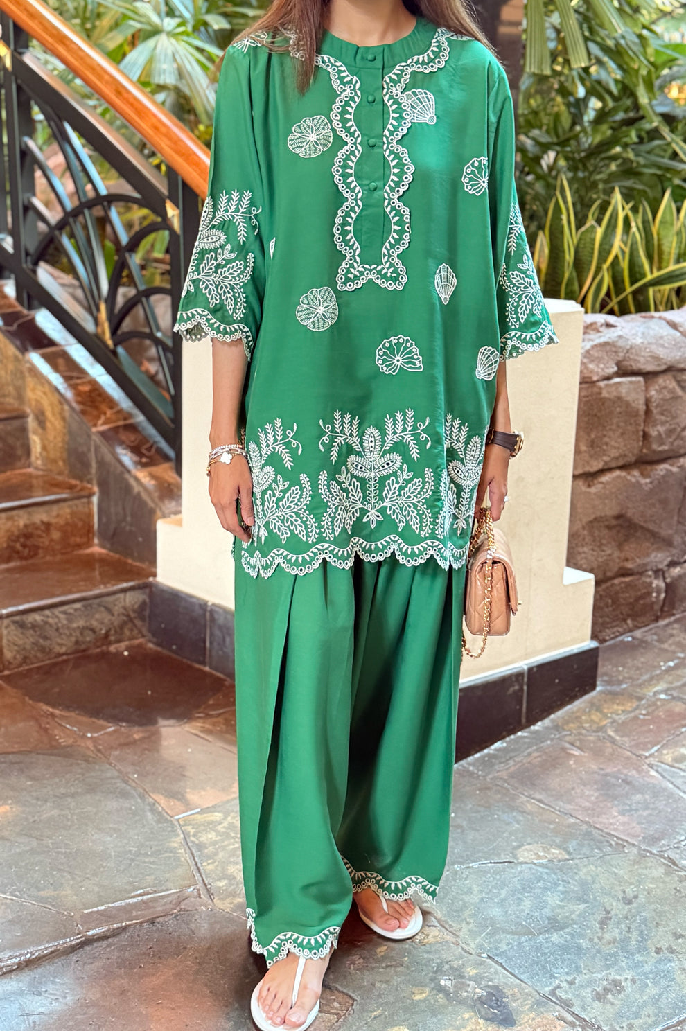 Lapret Pre Fall '25 - Moncheri Green Set