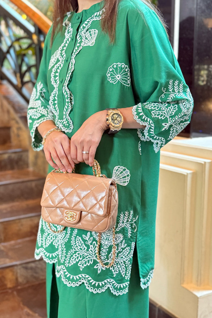 Lapret Pre Fall '25 - Moncheri Green Set