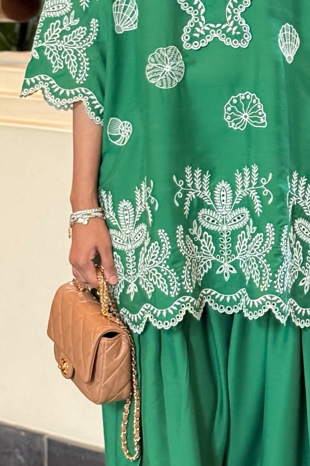 Lapret Pre Fall '25 - Moncheri Green Set