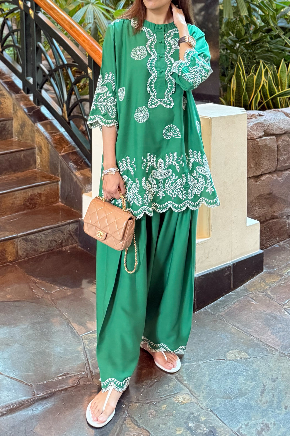 Lapret Pre Fall '25 - Moncheri Green Set