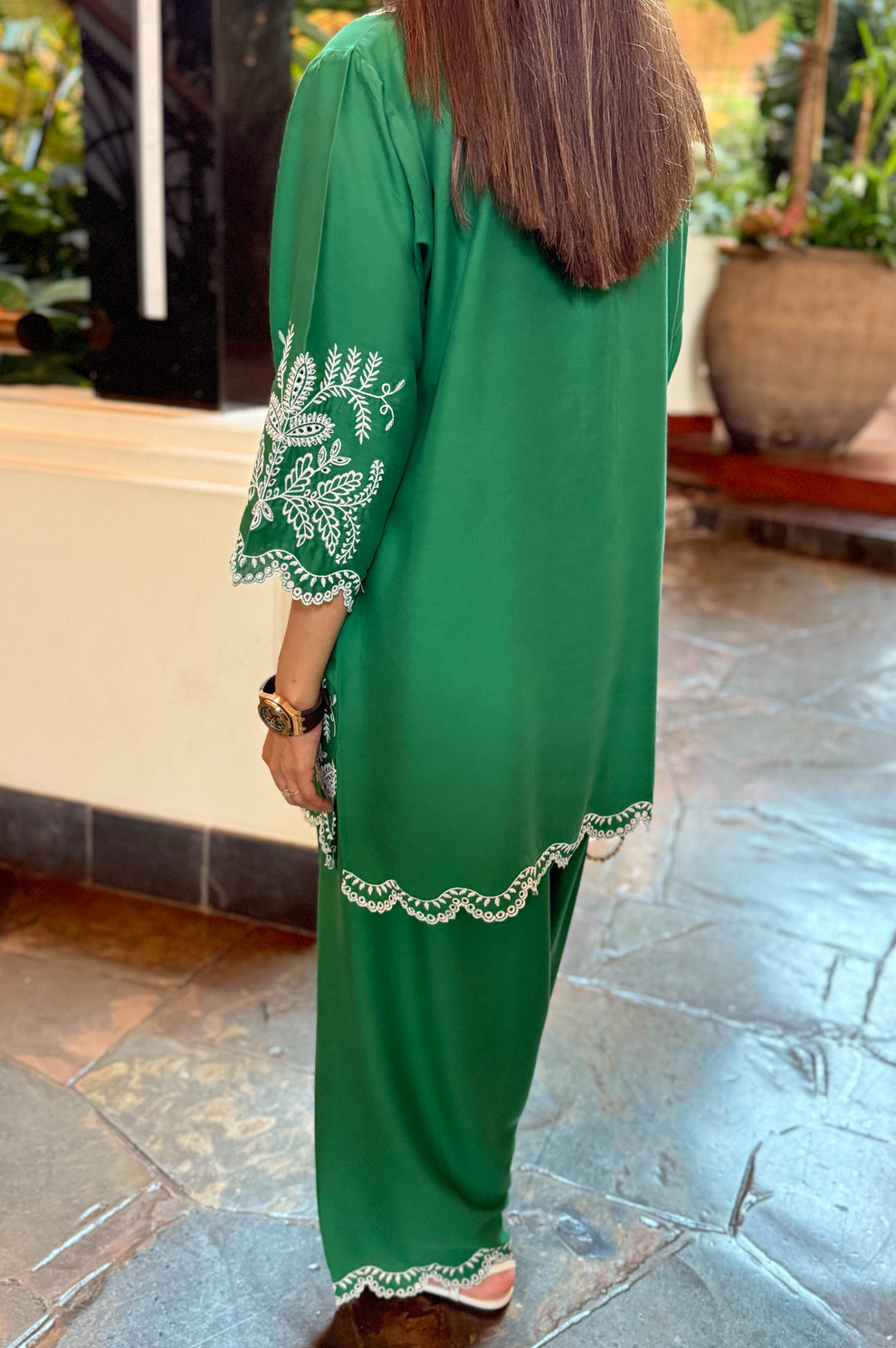 Lapret Pre Fall '25 - Moncheri Green Set