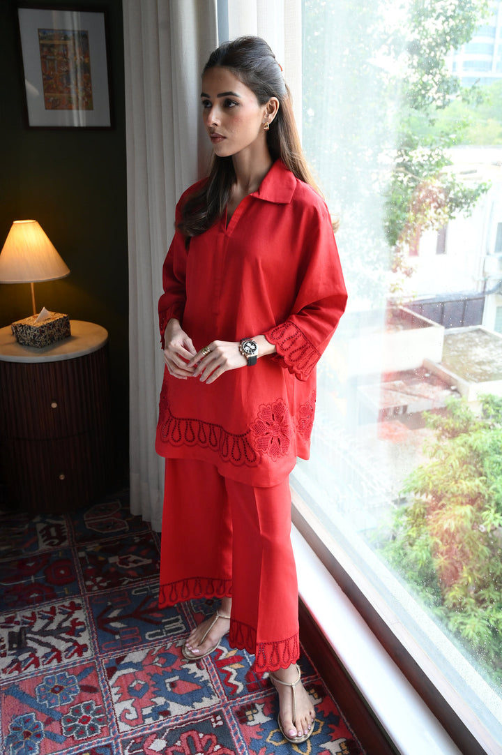 Lapret Pre Fall '25 - Red Minal Set