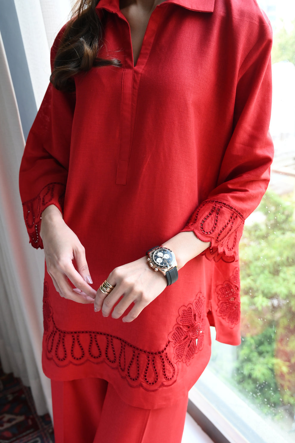 Lapret Pre Fall '25 - Red Minal Set