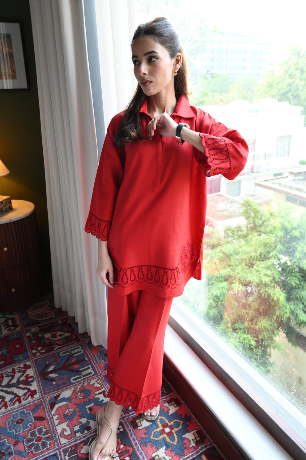Lapret Pre Fall '25 - Red Minal Set