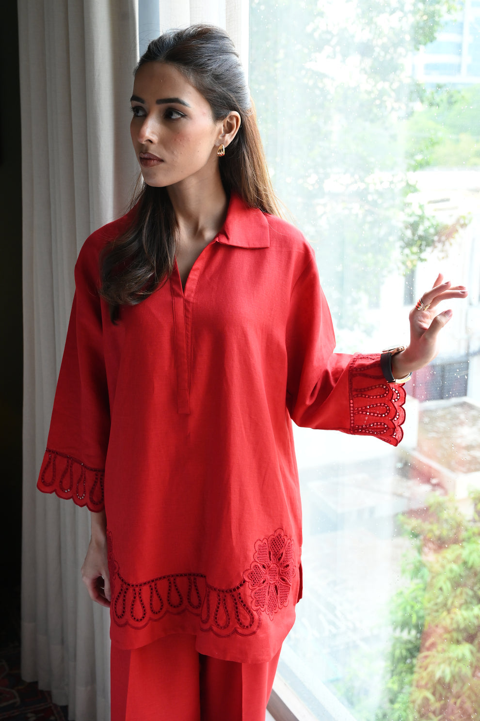 Lapret Pre Fall '25 - Red Minal Set