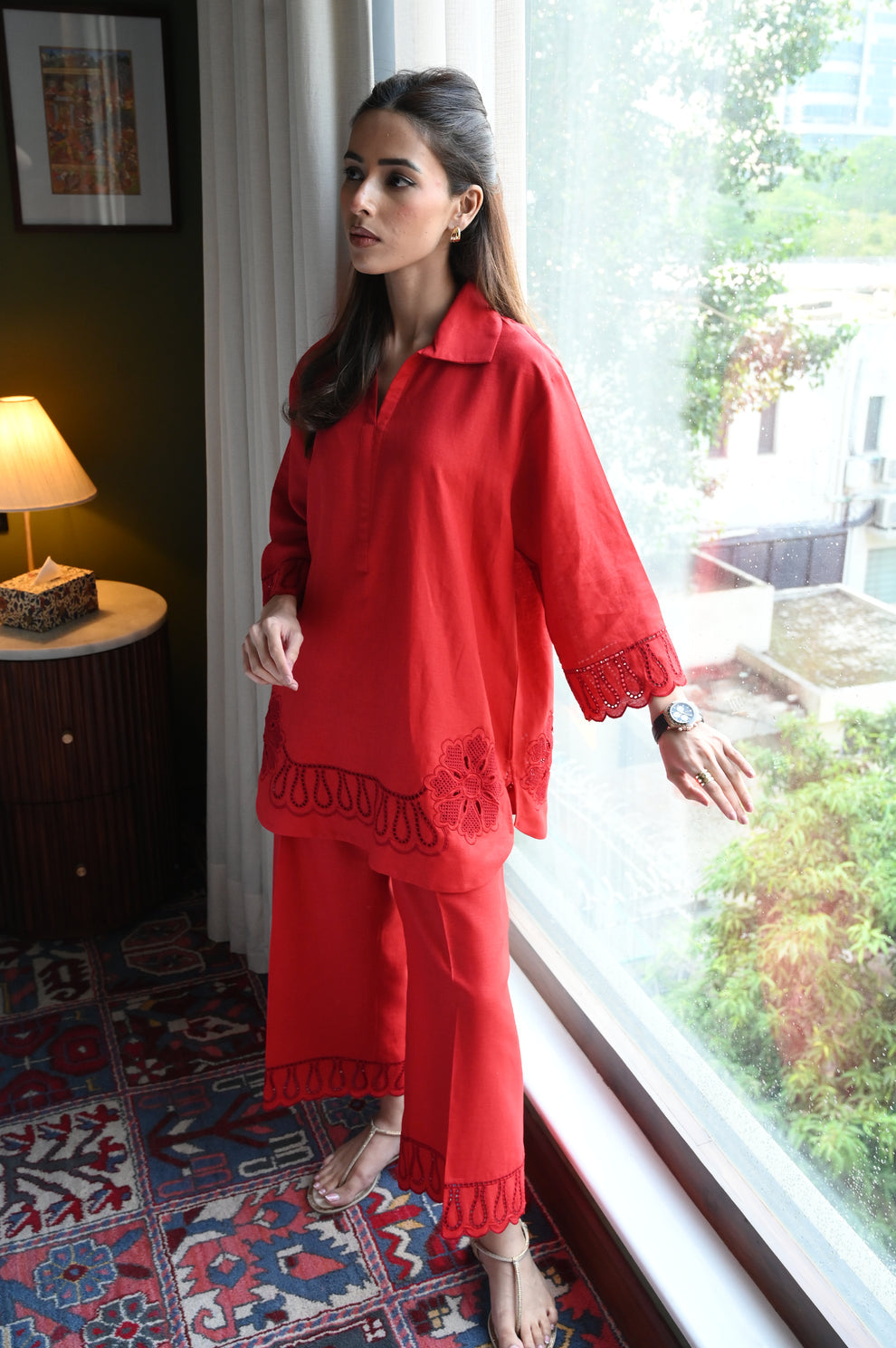 Lapret Pre Fall '25 - Red Minal Set