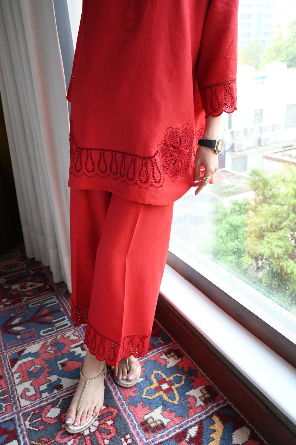 Lapret Pre Fall '25 - Red Minal Set