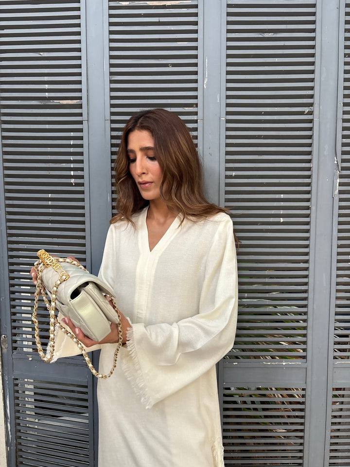 Sak Atelier| Off-White Dhaaga Set