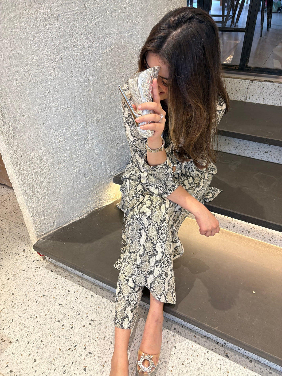 Sak Atelier |Paige Snakeskin Set