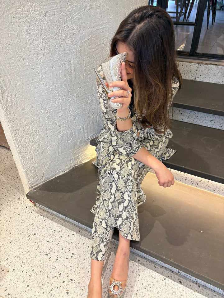 Sak Atelier |Paige Snakeskin Set