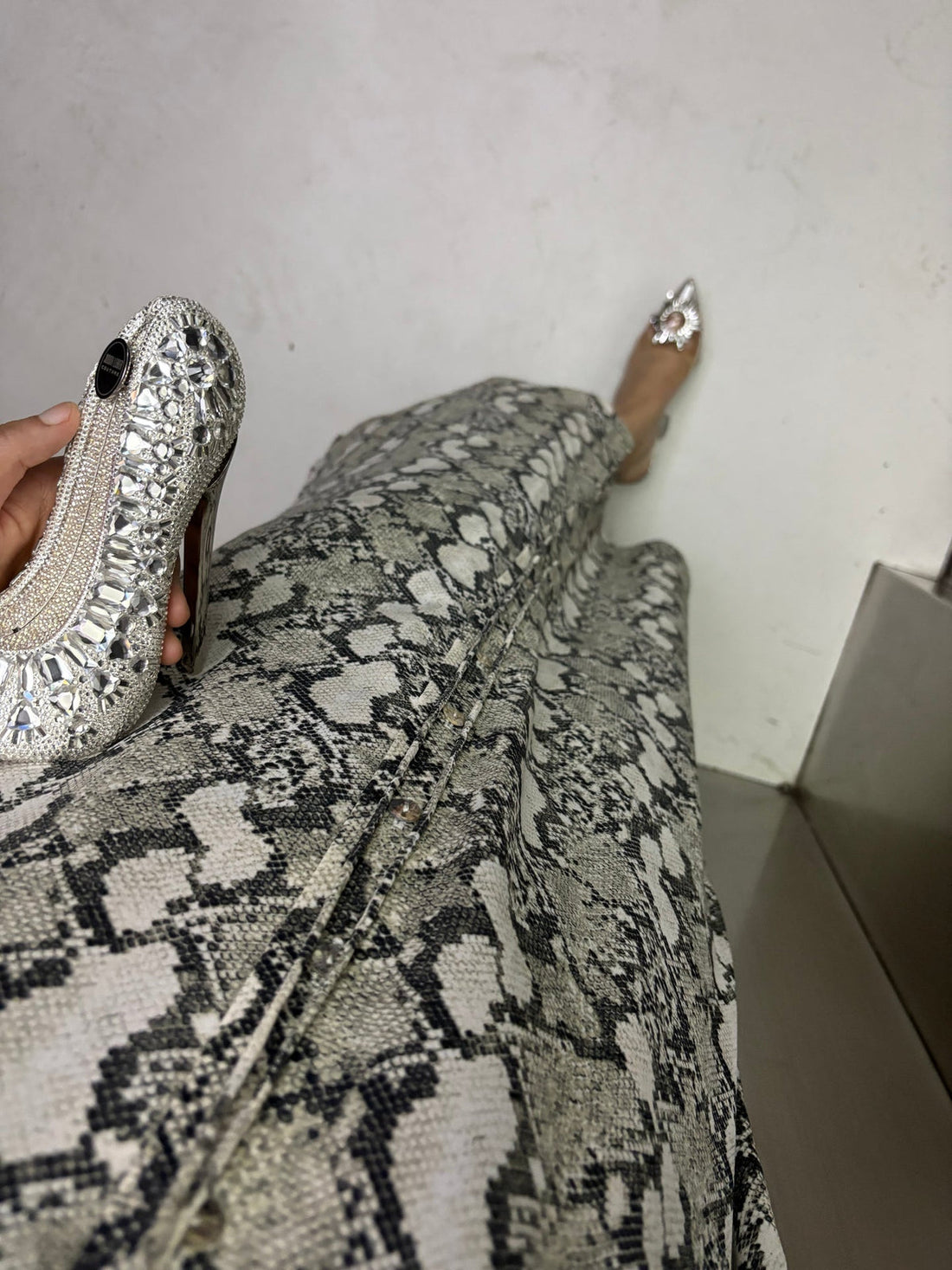 Sak Atelier |Paige Snakeskin Set