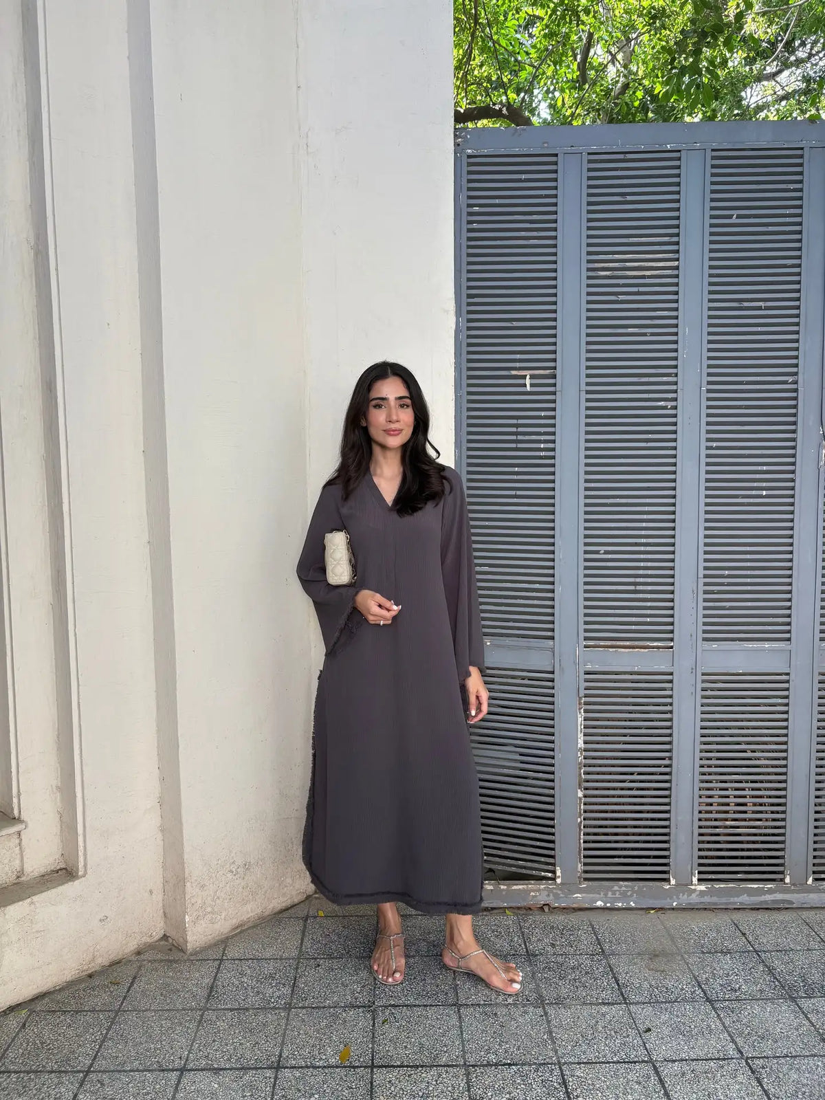 Sak Atelier| Charcoal Dhaaga Set