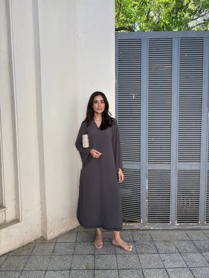 Sak Atelier| Charcoal Dhaaga Set