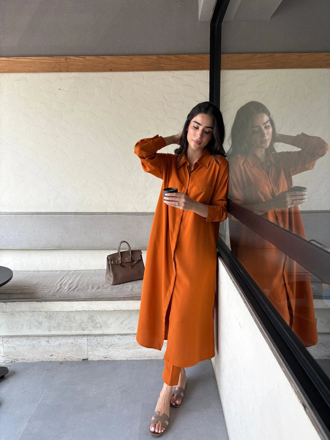 Sak Atelier| Burnt Orange Travel Set