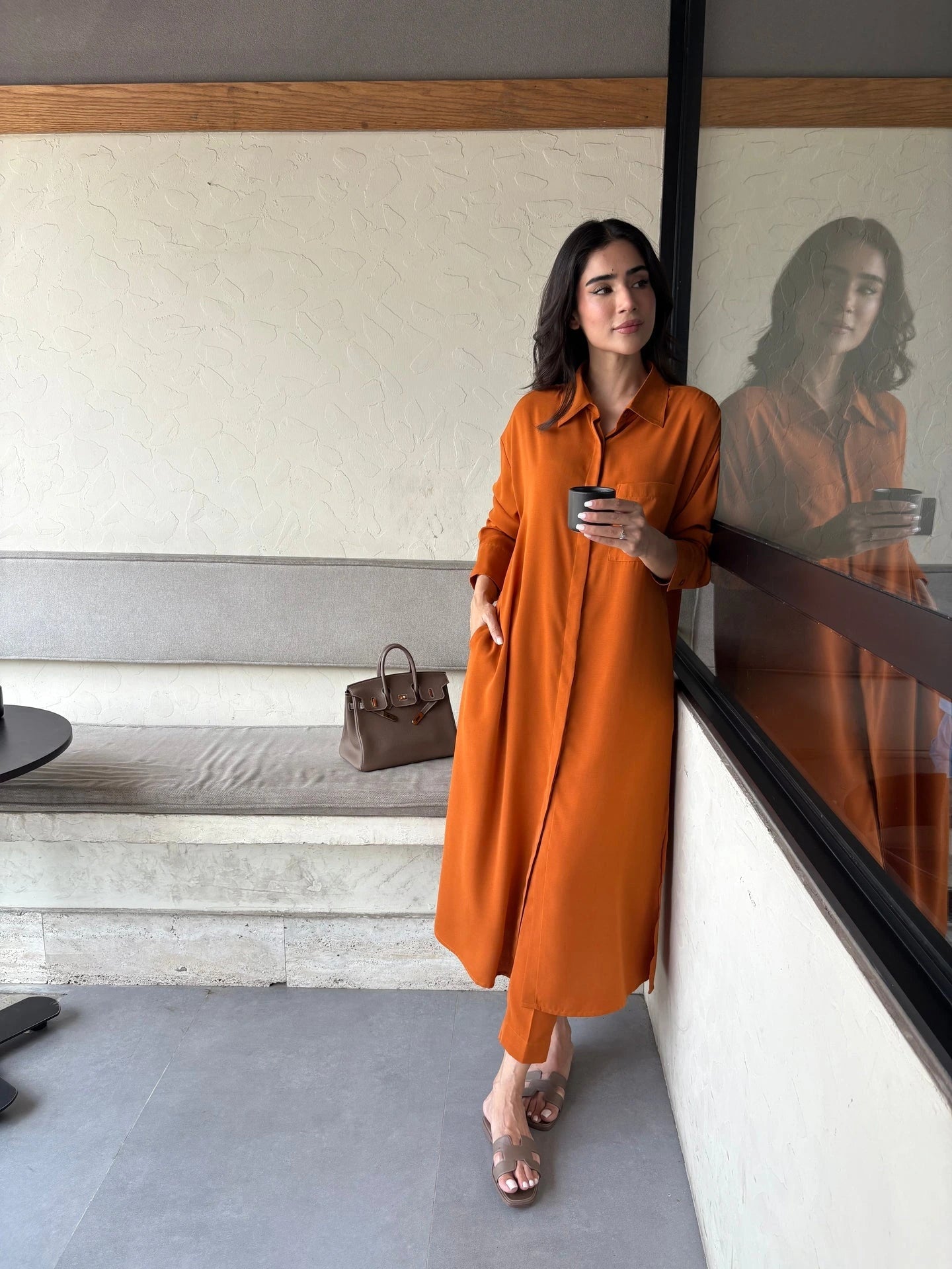 Sak Atelier| Burnt Orange Travel Set