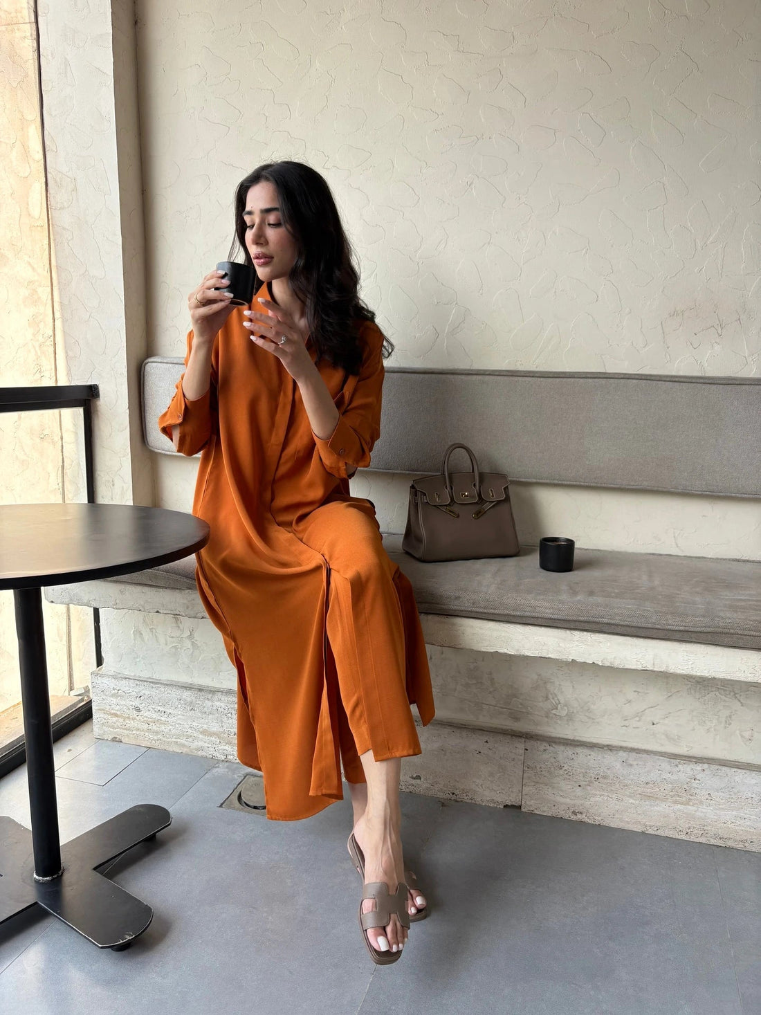 Sak Atelier| Burnt Orange Travel Set