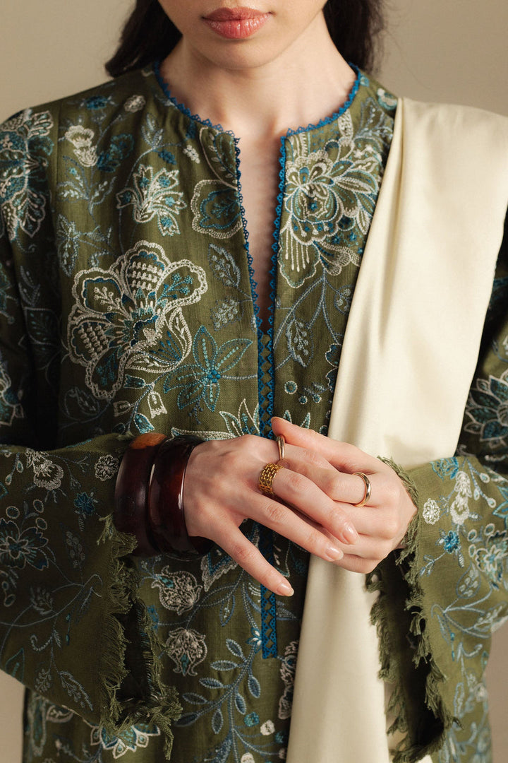 COCO BY ZARA SHAHJAHAN |WINTER UNSTITCHED'25-MIST 2A