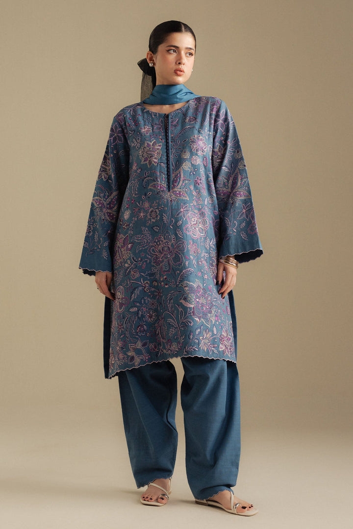 COCO BY ZARA SHAHJAHAN |WINTER UNSTITCHED'25-MIST 2B