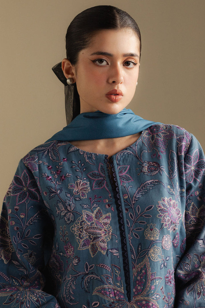 COCO BY ZARA SHAHJAHAN |WINTER UNSTITCHED'25-MIST 2B