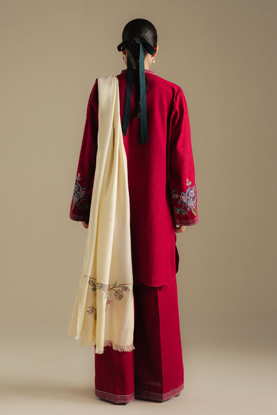 COCO BY ZARA SHAHJAHAN |WINTER UNSTITCHED'25- BERRY 3B