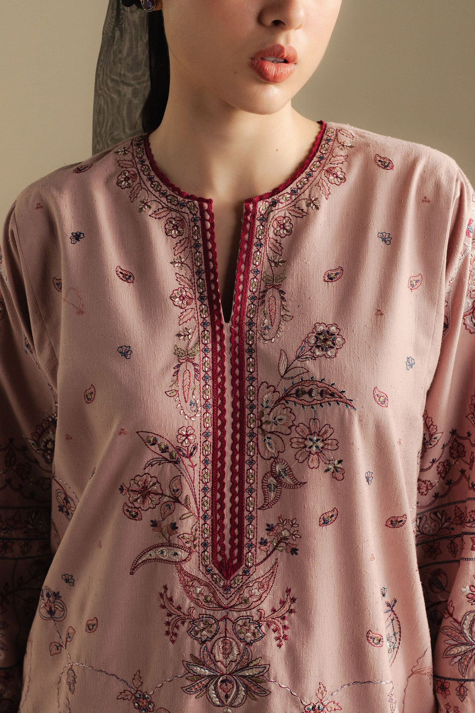 COCO BY ZARA SHAHJAHAN |WINTER UNSTITCHED'25-BLOOM -6A