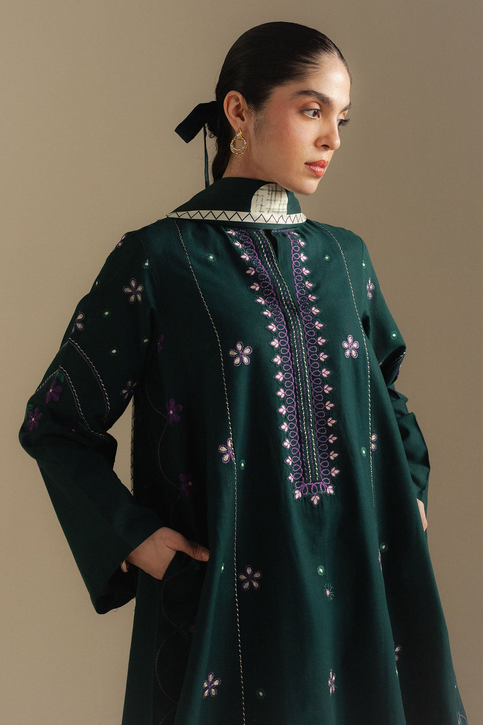 COCO BY ZARA SHAHJAHAN | WINTER UNSTITCHED'25-FAWN -8A