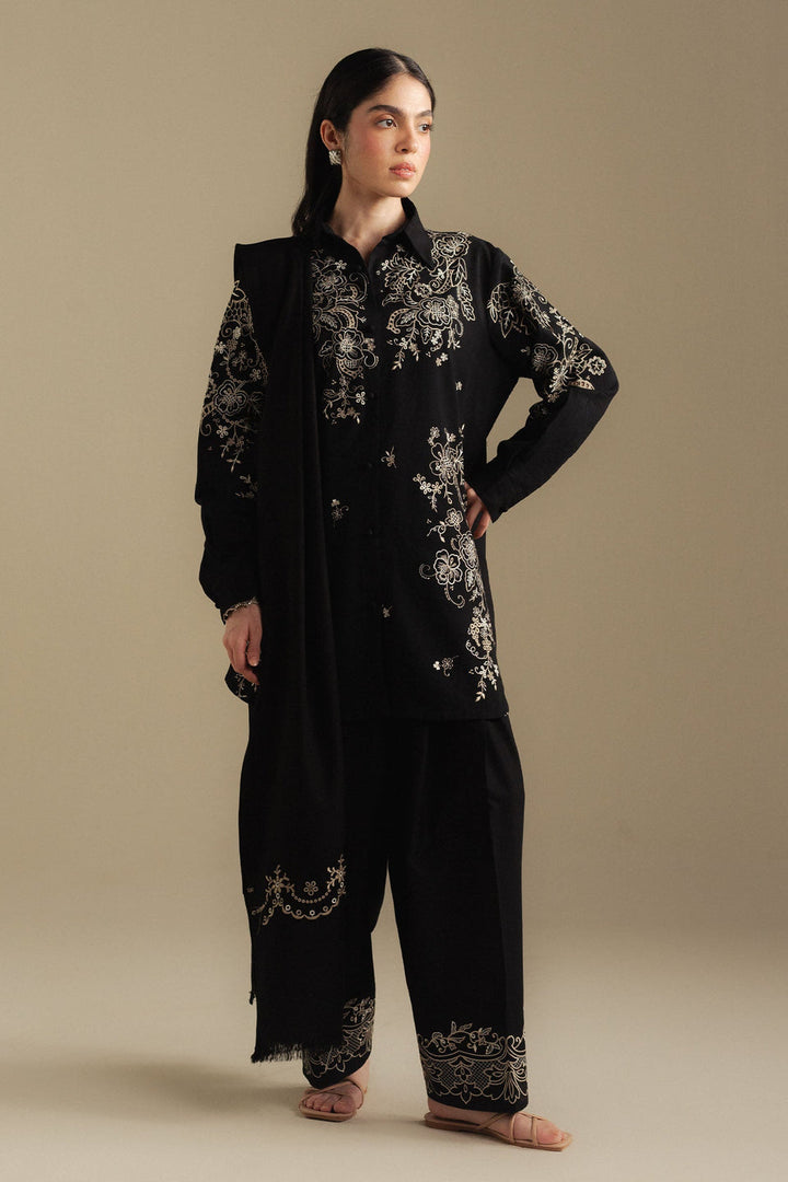 COCO BY ZARA SHAHJAHAN | WINTER UNSTITCHED'25-LAUREL - 9A