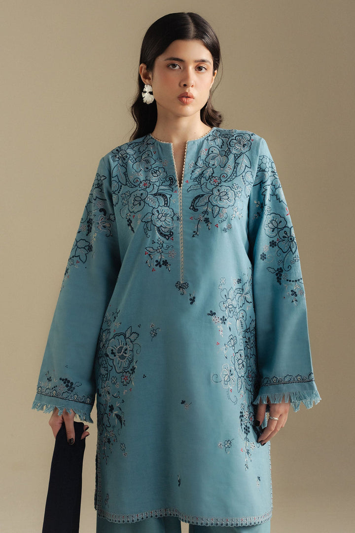 COCO BY ZARA SHAHJAHAN | WINTER UNSTITCHED'25-LAUREL - 9B