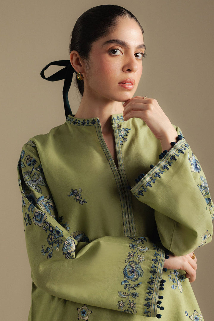 COCO BY ZARA SHAHJAHAN |WINTER UNSTITCHED'25-SNOWDROP -10B