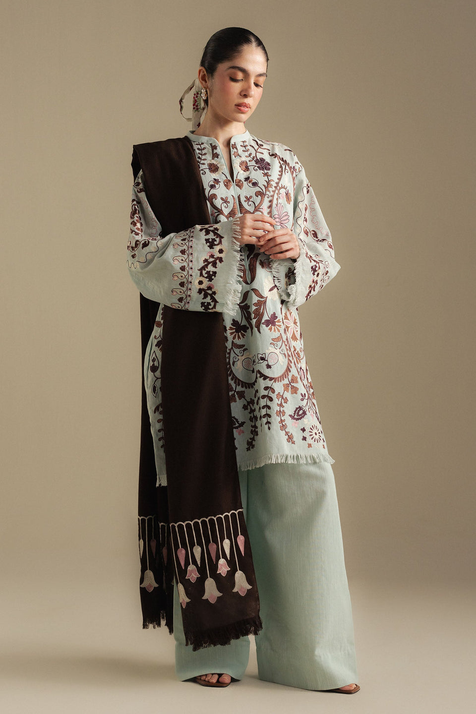 COCO BY ZARA SHAHJAHAN | WINTER UNSTITCHED'25-BREEZE -7A