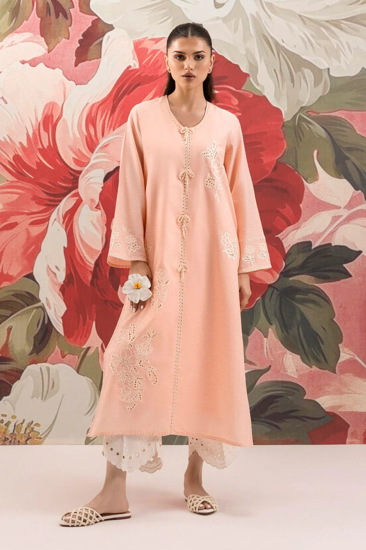 Sana Safinaz Pre-Fall Collection '25 - Stitched Embroidered Signature Chambray Shirt SS25SGE407