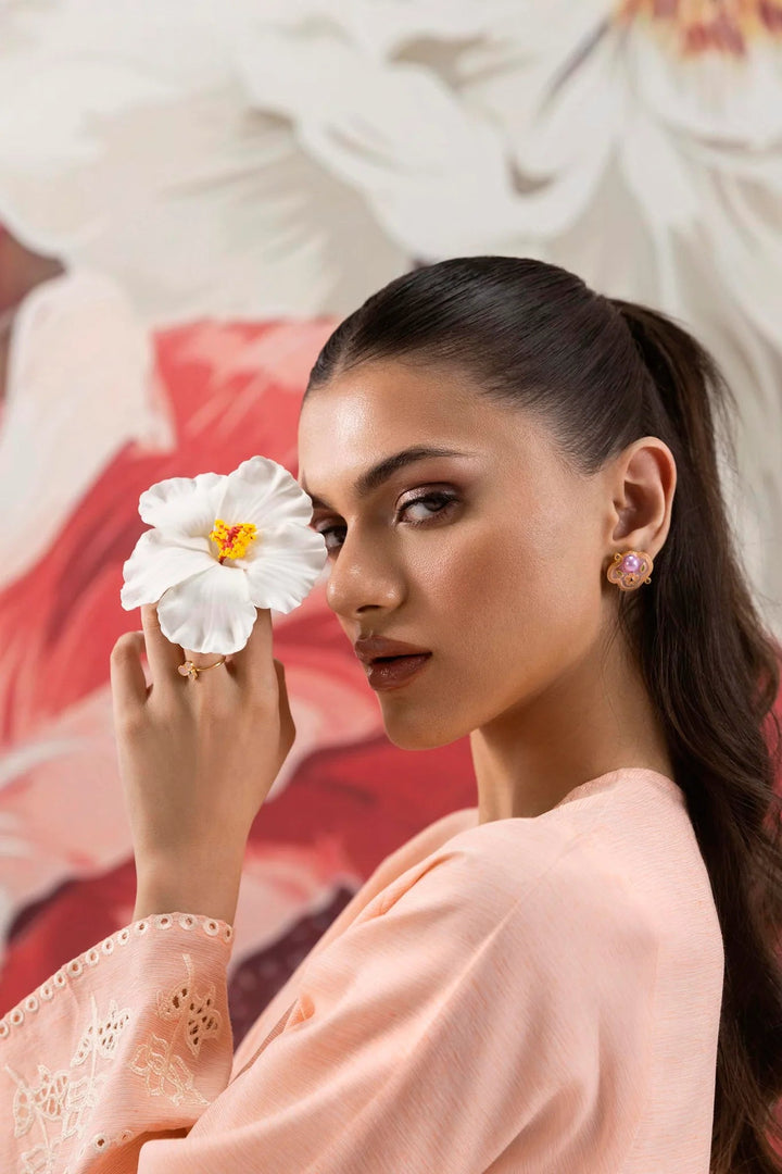 Sana Safinaz Pre-Fall Collection '25 - Stitched Embroidered Signature Chambray Shirt SS25SGE407