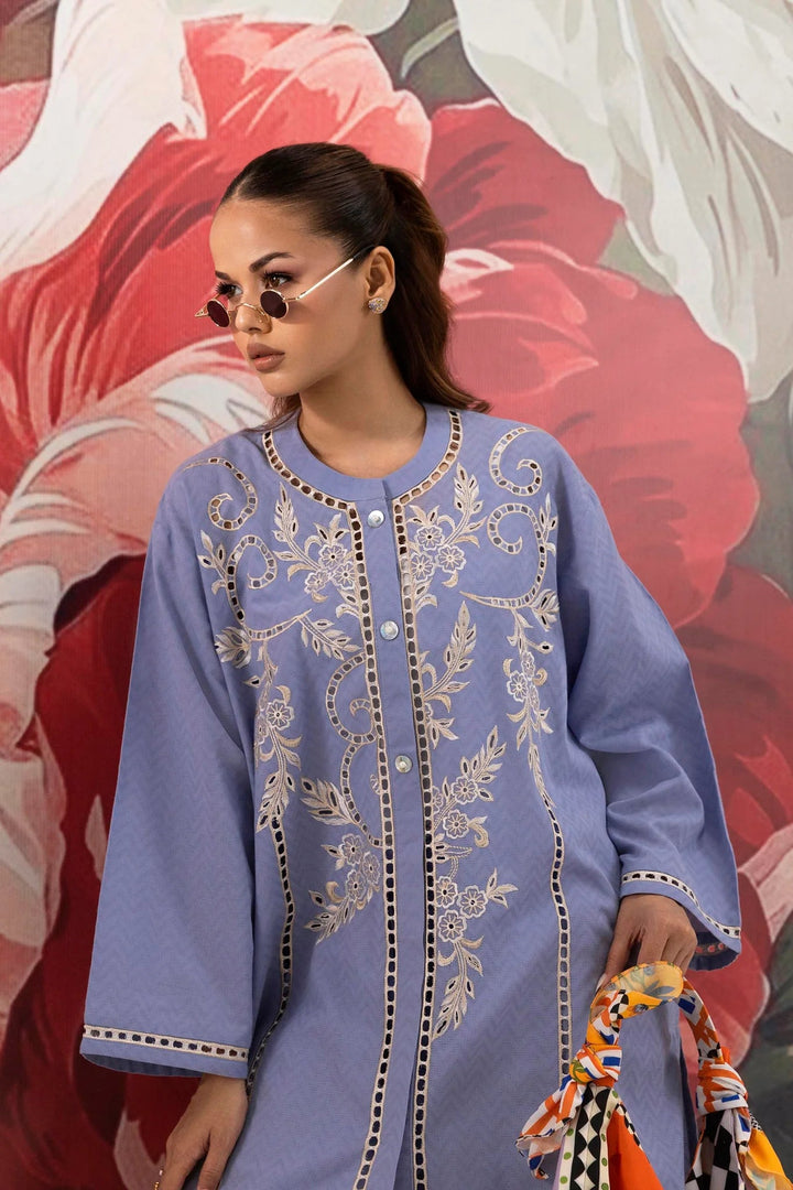 Sana Safinaz | Pre-Fall Collection '25 - Stitched Jacquard Shirt + Shalwar SS25ESE889P2T