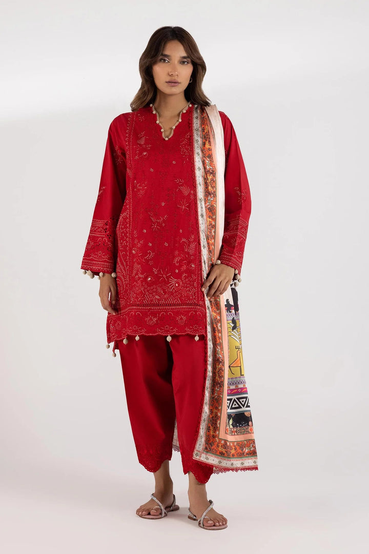 Sana Safinaz Pre-Fall Collection '25 - Stitched Embroidered Lawn Suit SS25SGE417P3