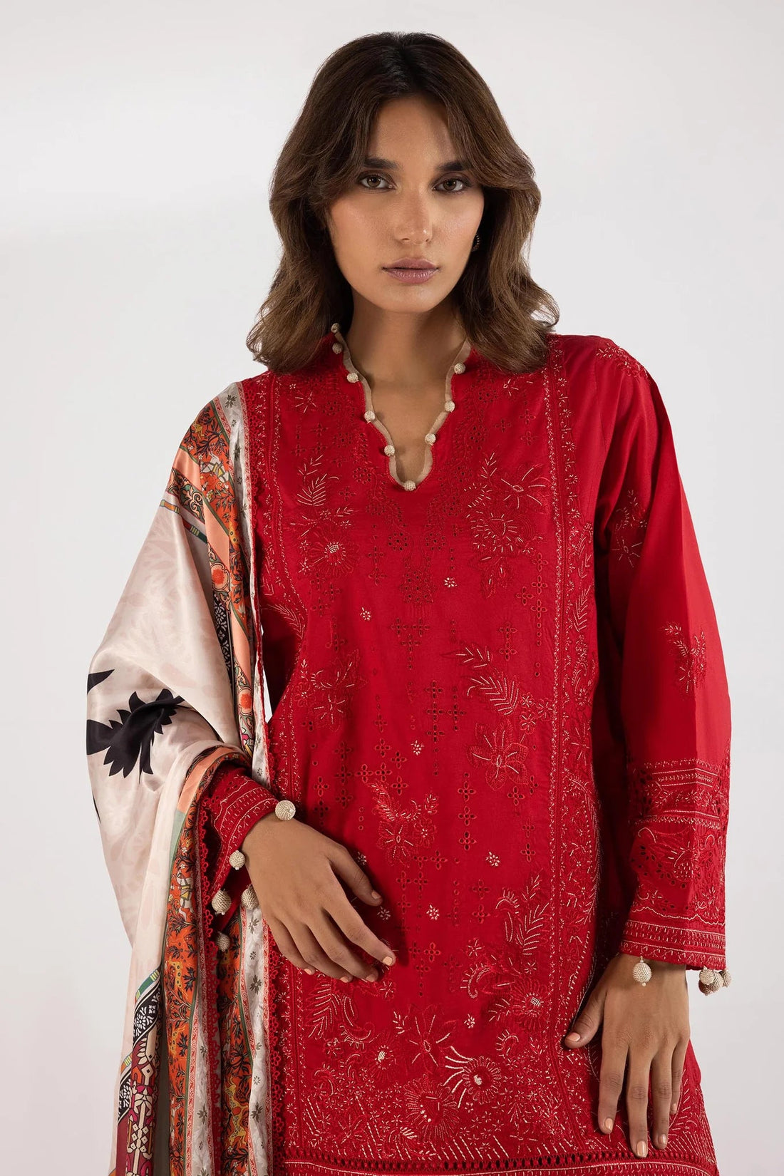 Sana Safinaz Pre-Fall Collection '25 - Stitched Embroidered Lawn Suit SS25SGE417P3