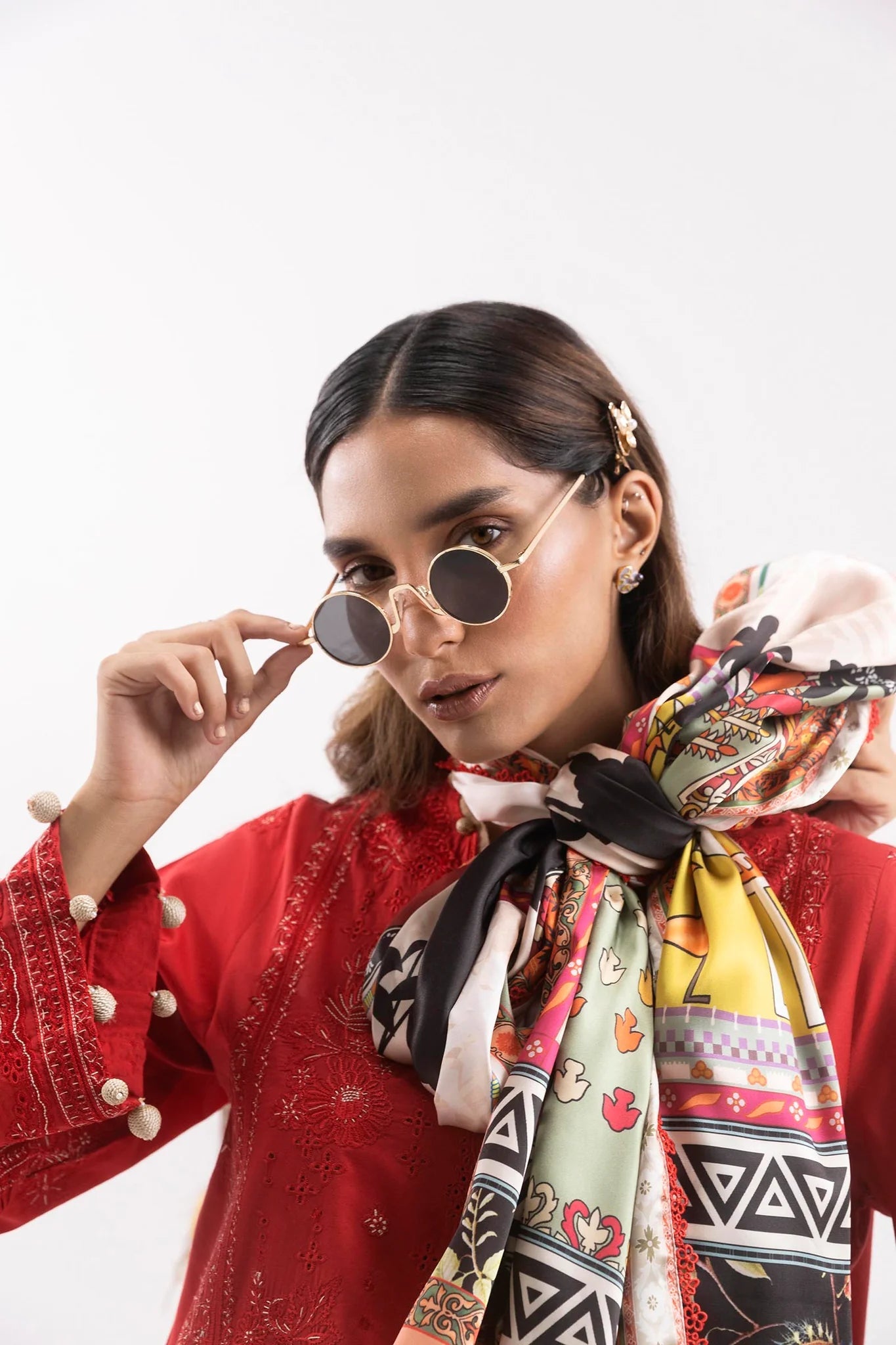 Sana Safinaz Pre-Fall Collection '25 - Stitched Embroidered Lawn Suit SS25SGE417P3