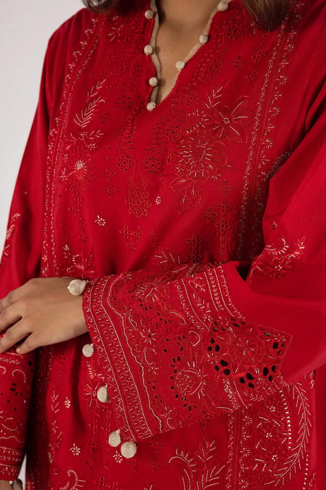 Sana Safinaz Pre-Fall Collection '25 - Stitched Embroidered Lawn Suit SS25SGE417P3