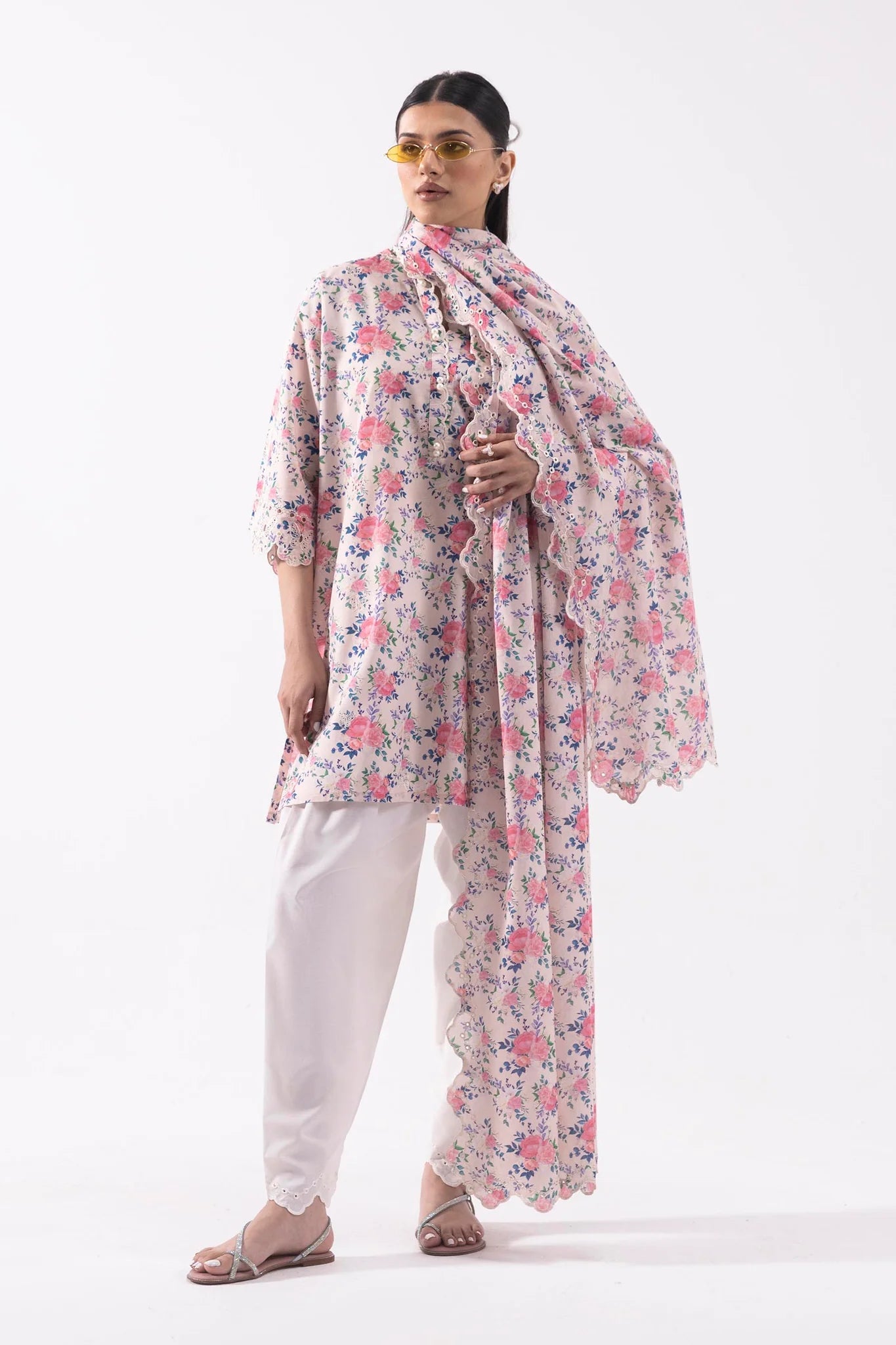 Sana safinaz|Pre-Fall Collection '25 - Stitched Embroidered Shirt SS25ESE705