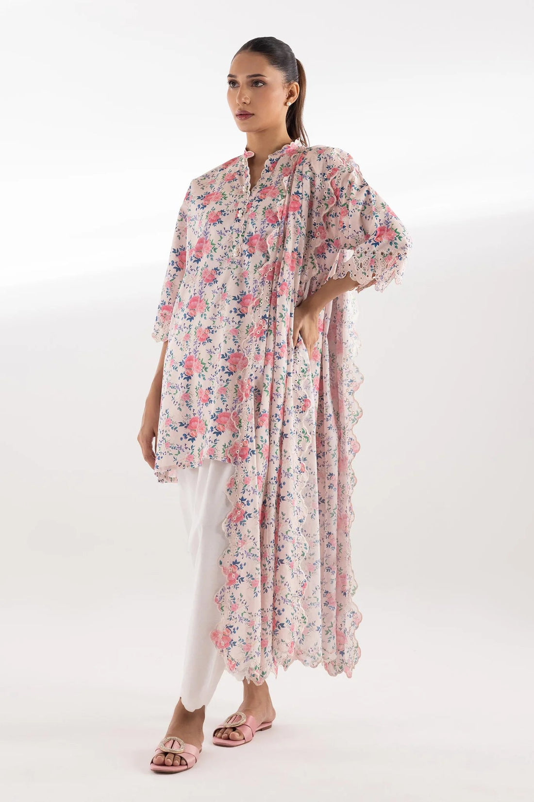 Sana safinaz|Pre-Fall Collection '25 - Stitched Embroidered Shirt SS25ESE705