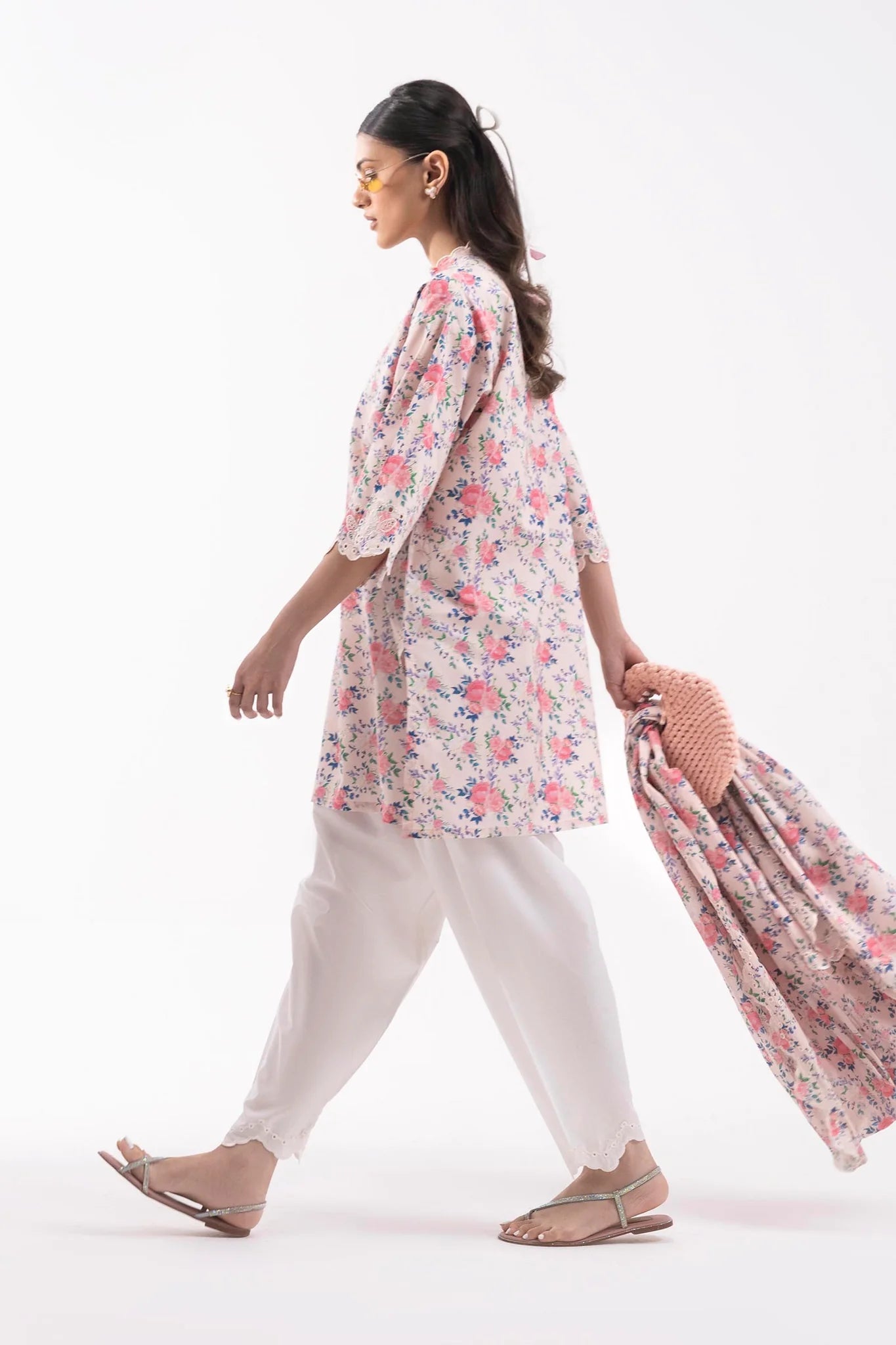 Sana safinaz|Pre-Fall Collection '25 - Stitched Embroidered Shirt SS25ESE705
