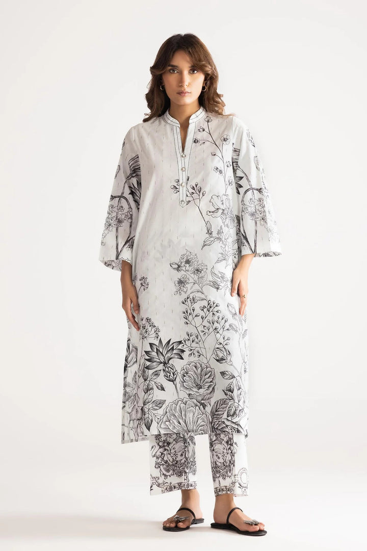 Sana Safinaz Pre-Fall Collection '25 - Stitched Basic Shirt + Bottom