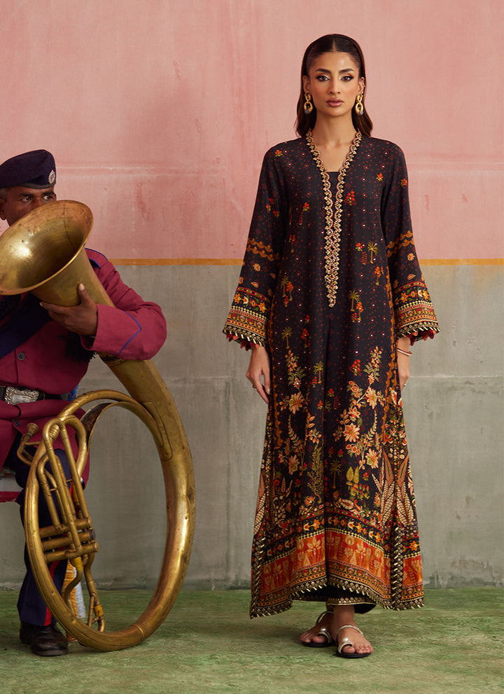 Farah Talib Aziz Mayna Festive Prints '25 - Odina Onyx Shirt
