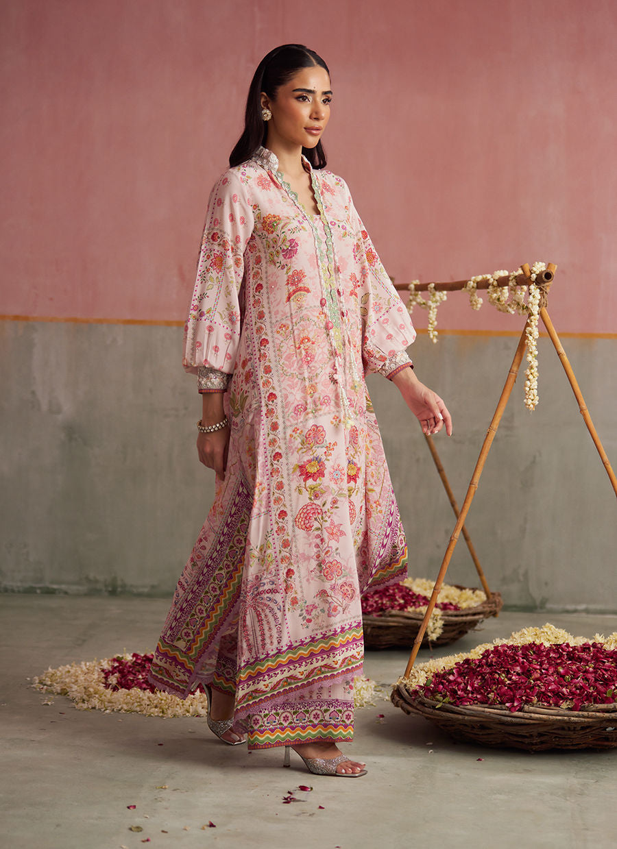 Farah Talib Aziz Mayna Festive Prints '25 - Nisa Blush Shirt