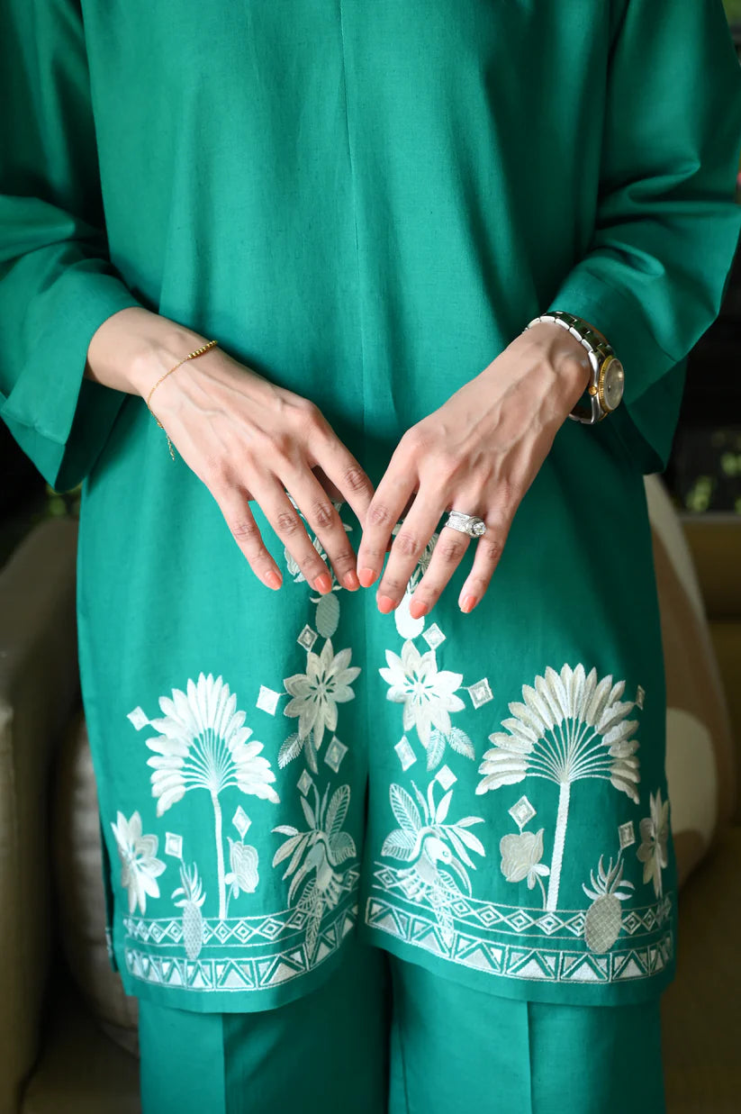 LAPRET |FALL '25 - GREEN ISMIRA SET