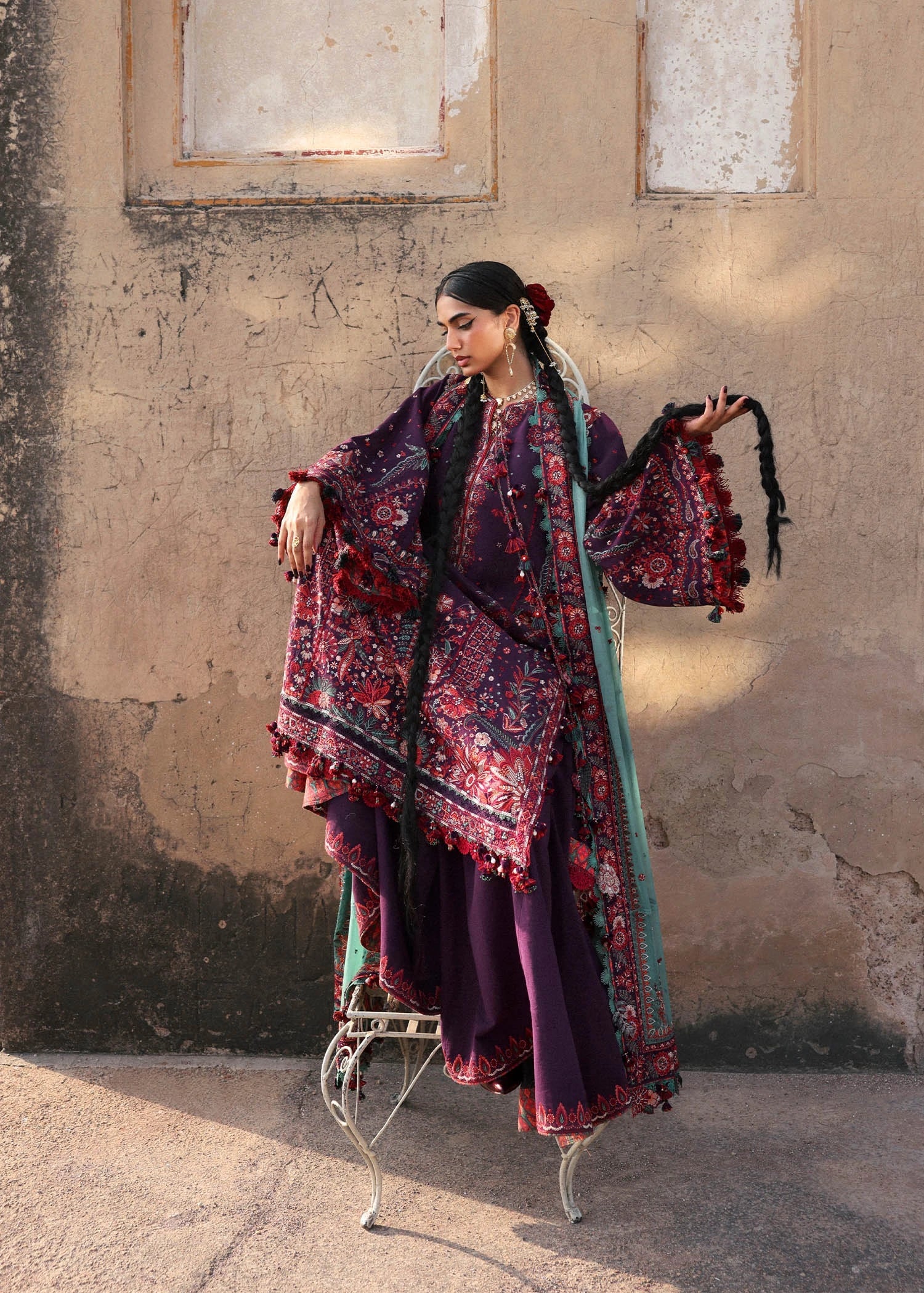 HUSSAIN REHAR | KARANDI UNSTITCHED '25 - SULTANA