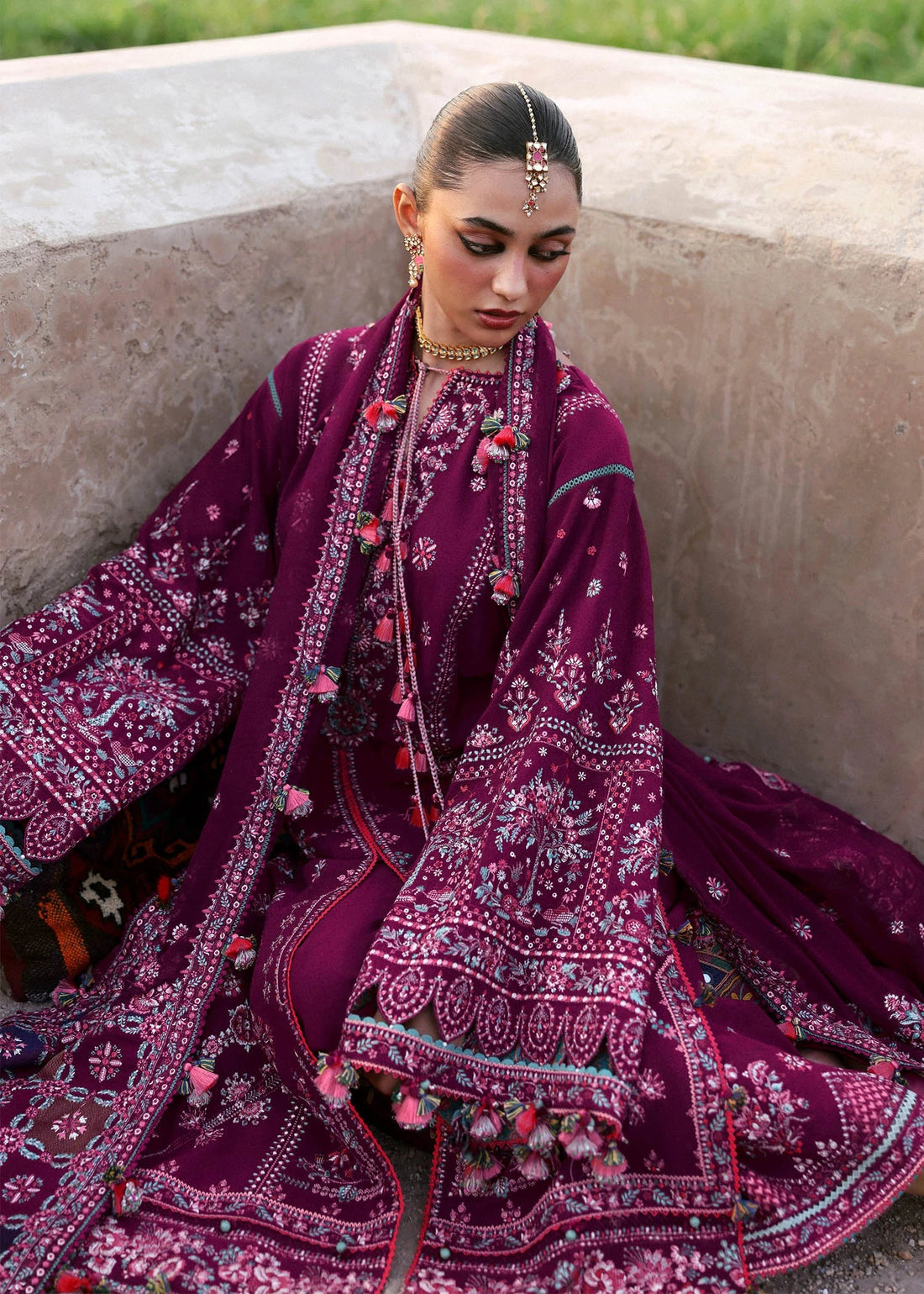 HUSSAIN REHAR | KARANDI UNSTITCHED '25 - NARGIS