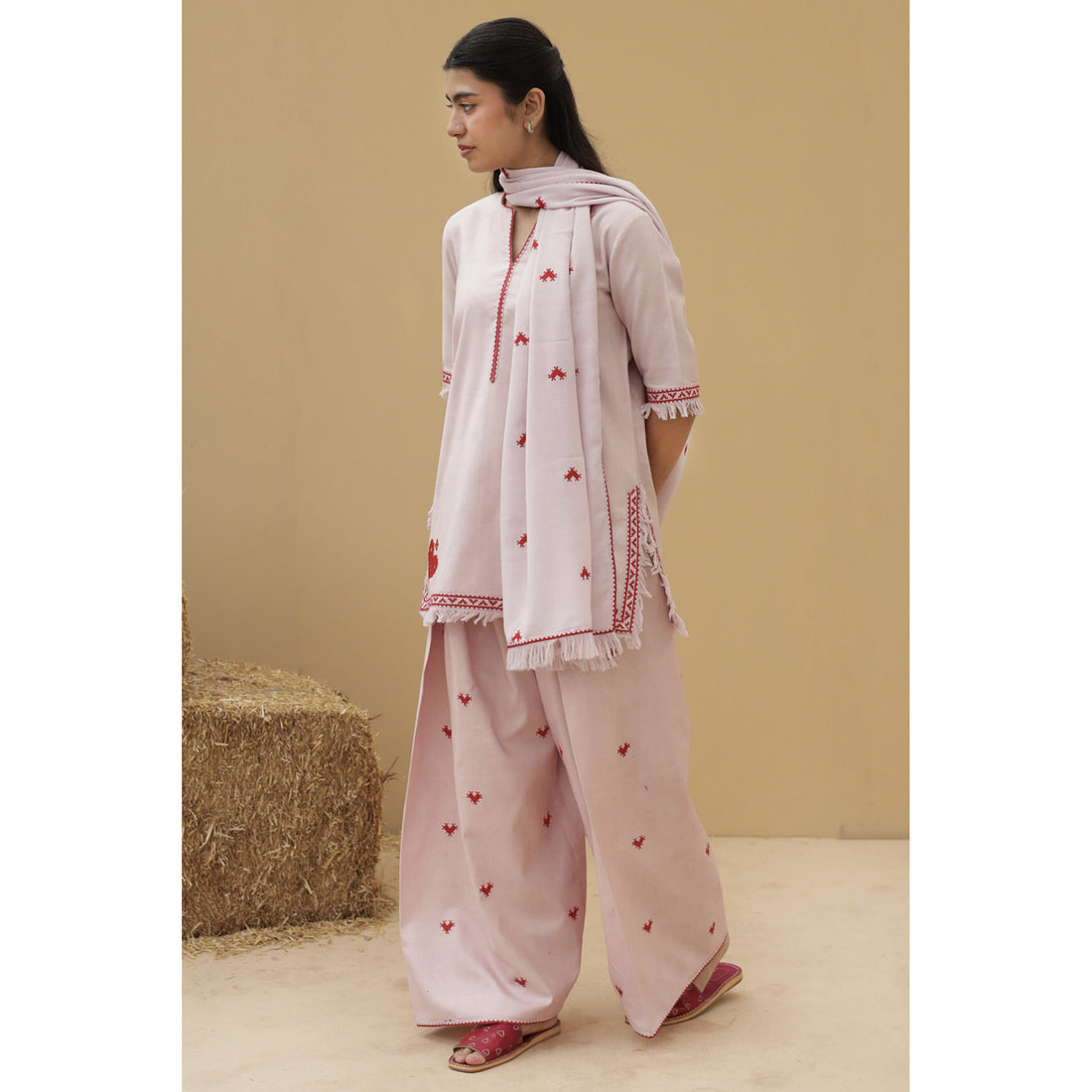 DYOT | FALL WINTER '25 - PALE BLUSH OUTFIT